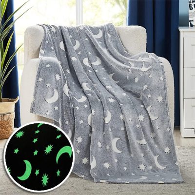 Świecący w ciemności koc BLANKGLOW