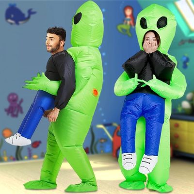 Nadmuchiwany kostium na Halloween w kształcie kosmity | UFOMAN