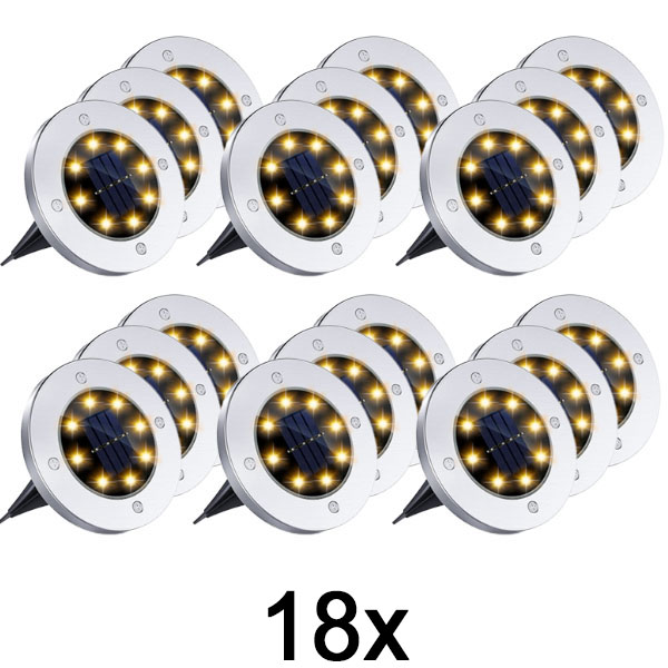 6x Światła podłogowe solarne do użytku zewnętrznego (3 szt.) | LUMIGARD