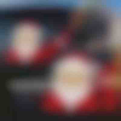 Naklejka Święty Mikołaj na Tylne Wycieraczki Samochodu | SANTAWIPER