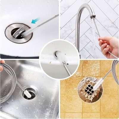 Elastyczna szczotka do udrażniania rur i odpływów | DRAINOVA