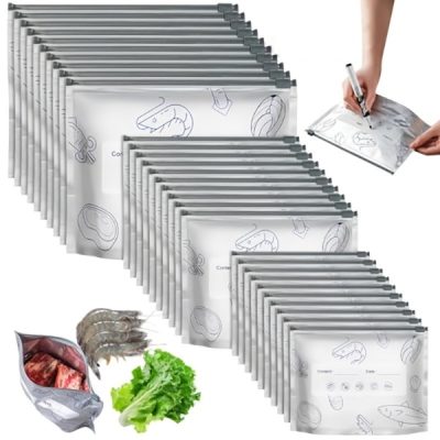 Wielorazowe torebki foliowe do przechowywania (30 szt.) | REUSEFO